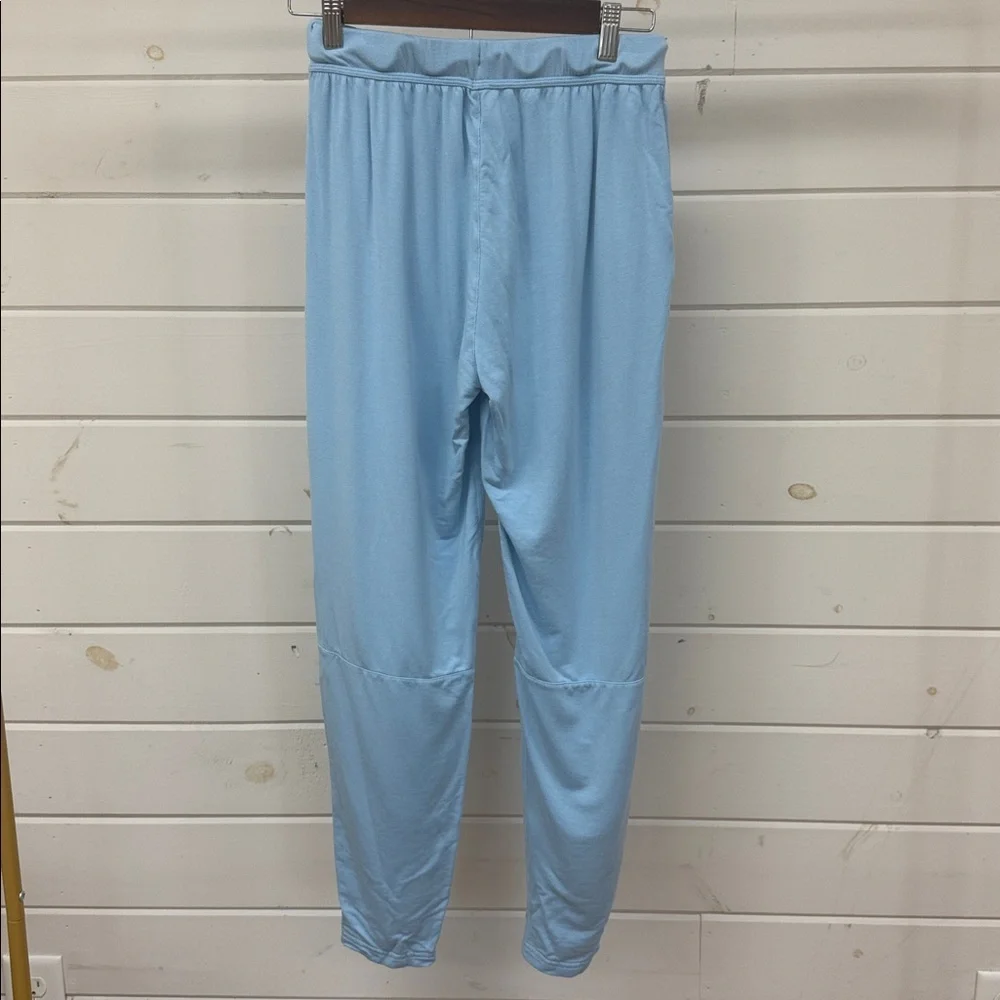 Jambys Glacier Blue Long Jambys Lightweight Knit Jogger Casual Sleep Pants XS - Picture 4 of 7